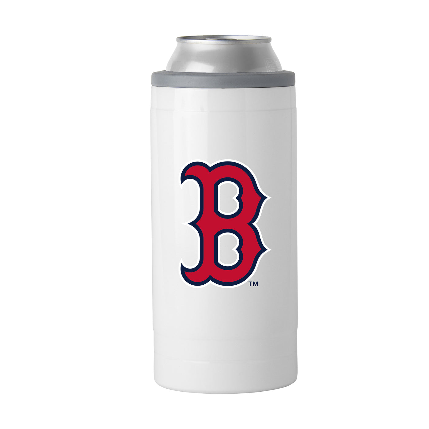 Boston Red Sox Letterman 12 oz Slim Can Coolie