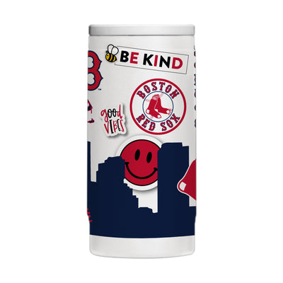 Boston Red Sox 12oz Native Powder Coat Slim Can Coolie