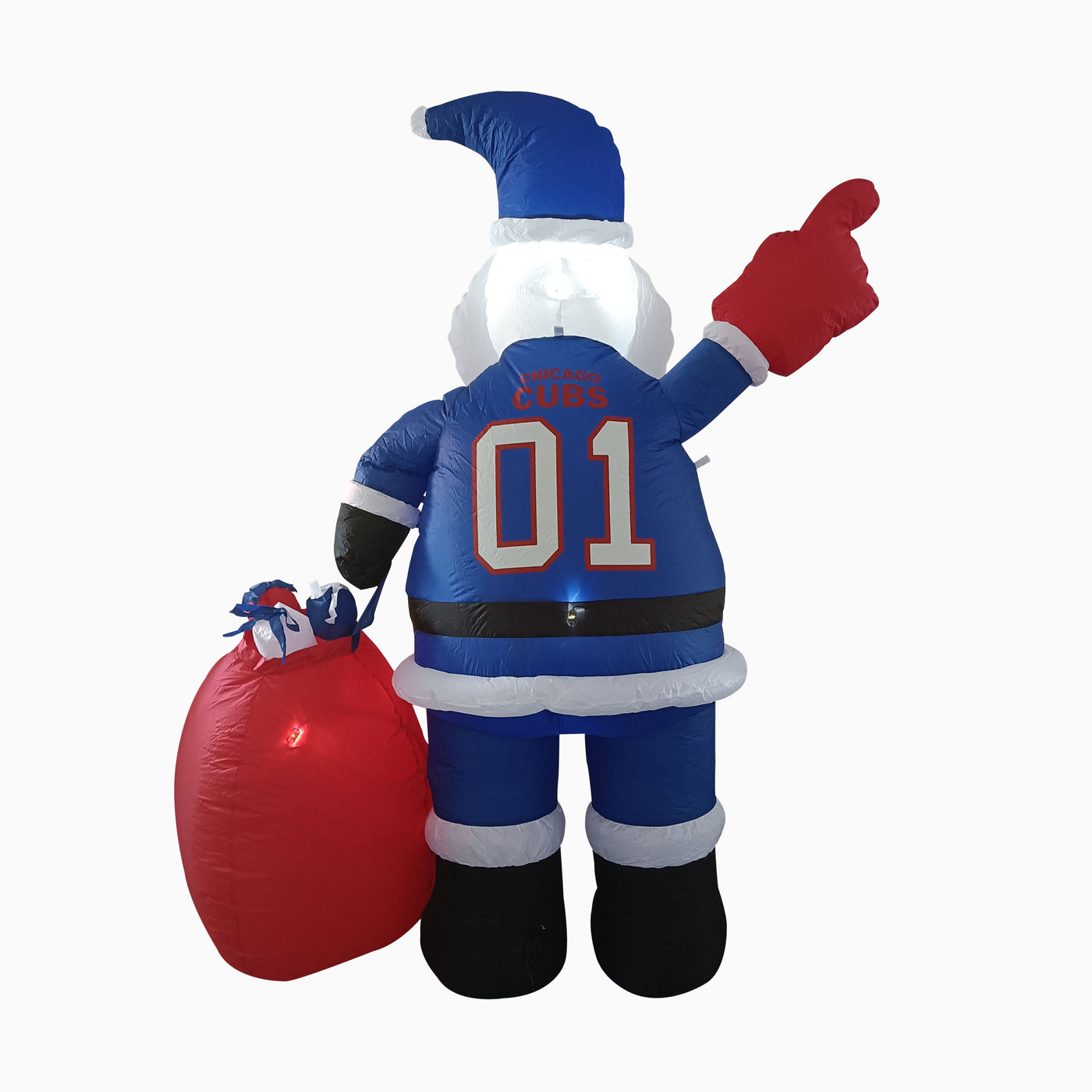 Chicago Cubs Santa Claus Yard Inflatable - Logo Brands