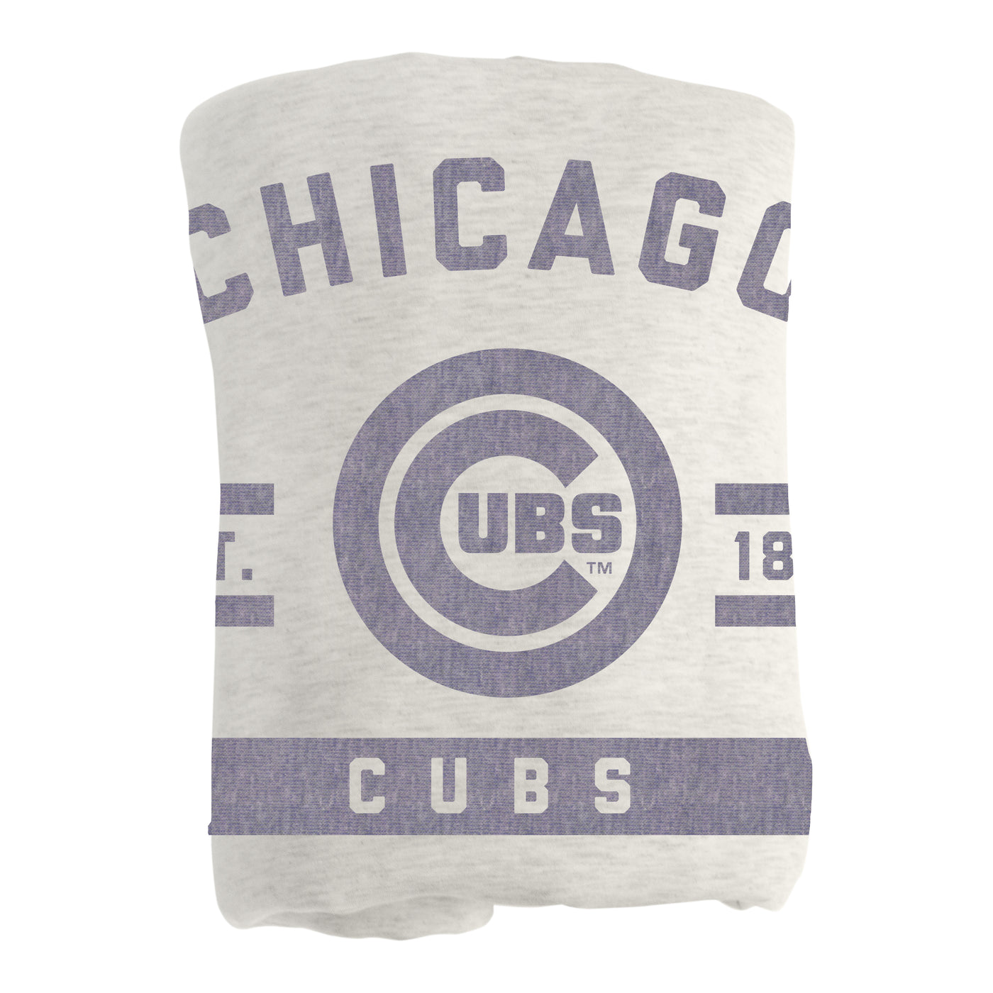 Chicago Cubs Oatmeal Sweatshirt Blanket