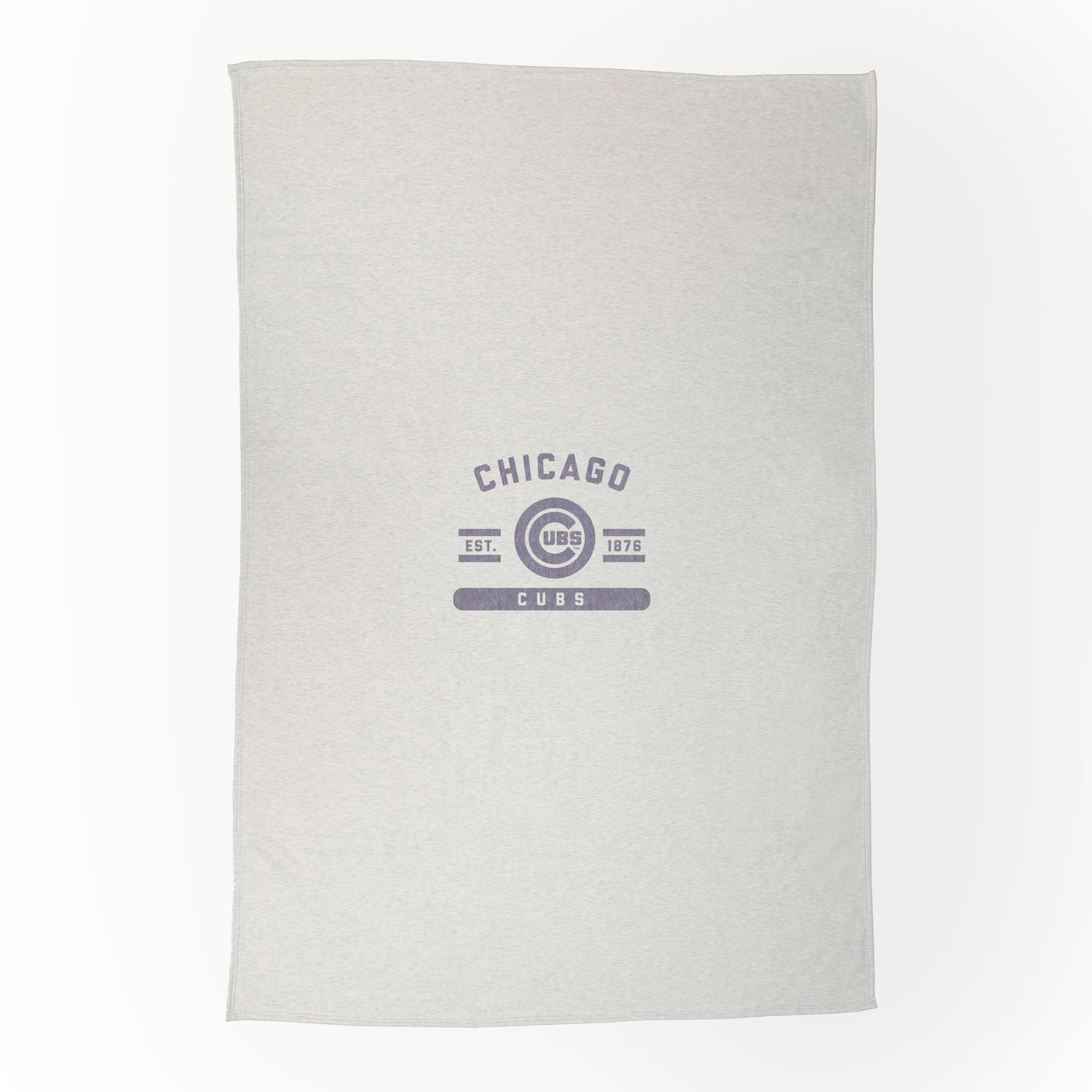 Chicago Cubs Oatmeal Sweatshirt Blanket - Logo Brands