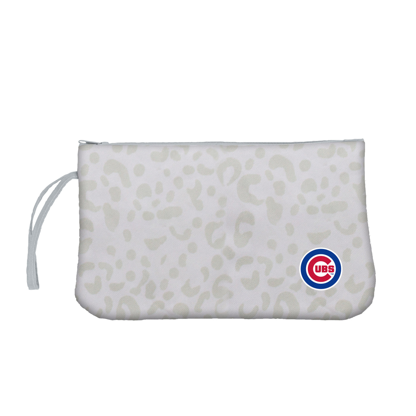 Chicago Cubs Leopard Print Wristlet