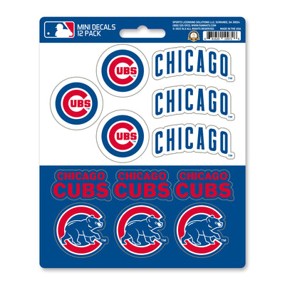 MLB - Chicago Cubs Mini Decal 12-pk