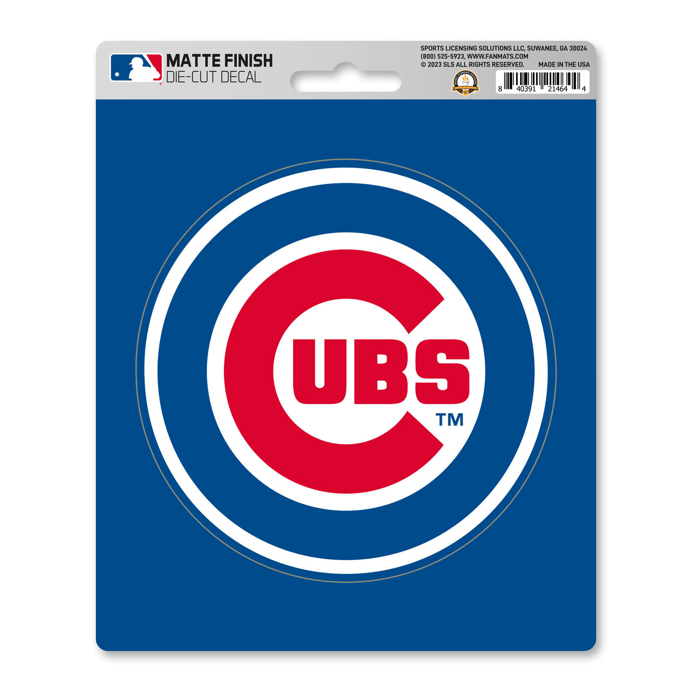 MLB - Chicago Cubs Matte Decal