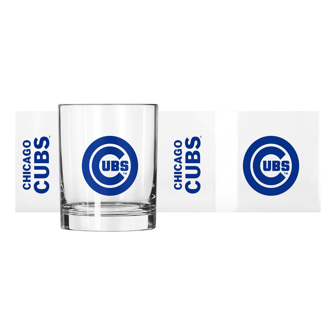 Chicago Cubs 14oz Gameday Rocks Glass - Logo Brands