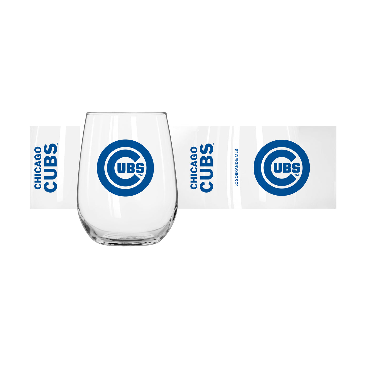 Chicago Cubs 16oz Gameday Curved Beverage Glass