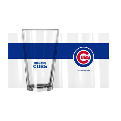 Chicago Cubs 16oz Colorblock Pint Glass