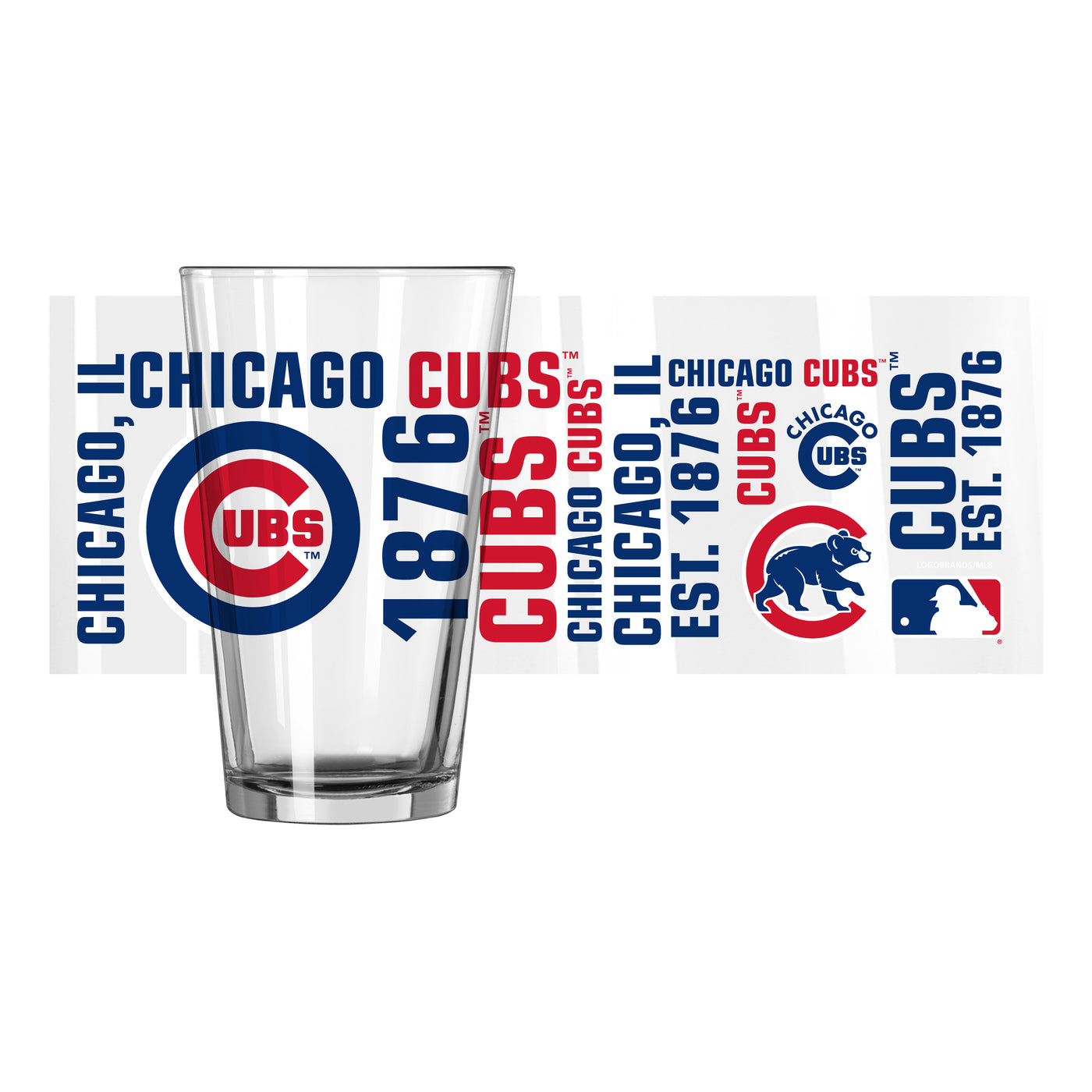 Chicago Cubs 16oz Spirit Pint Glass