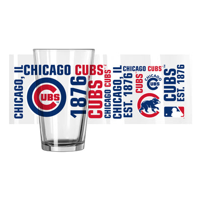 Chicago Cubs 16oz Spirit Pint Glass