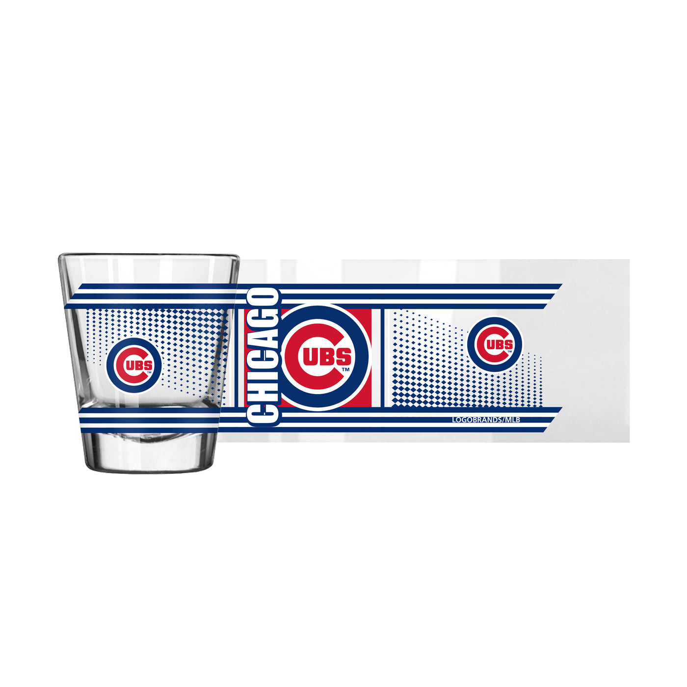 Chicago Cubs 2oz Hero Shot Glass