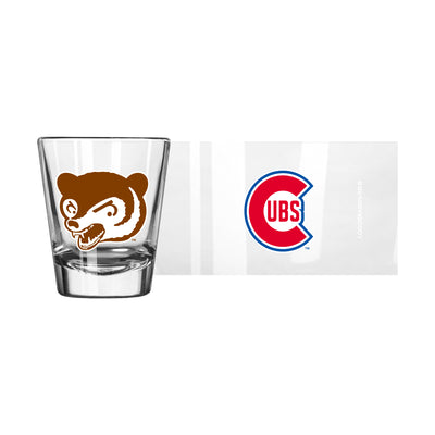 Chicago Cubs 2oz Retro Shot Glass