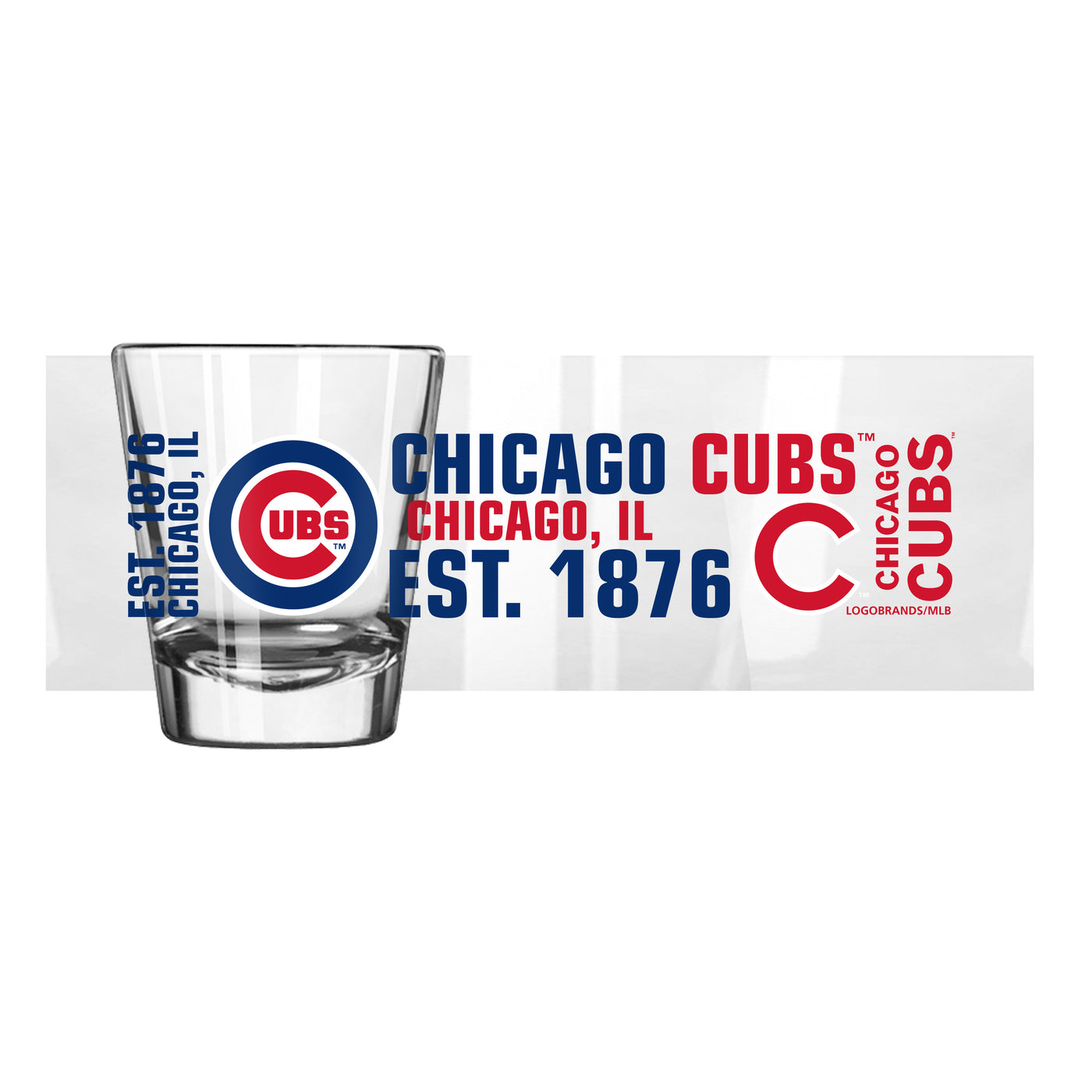 Chicago Cubs 2oz Spirit Shot Glass