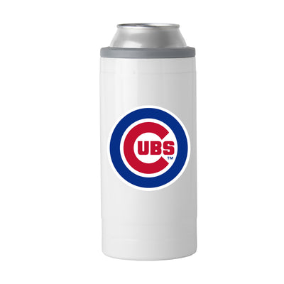 Chicago Cubs Letterman 12 oz Slim Can Coolie