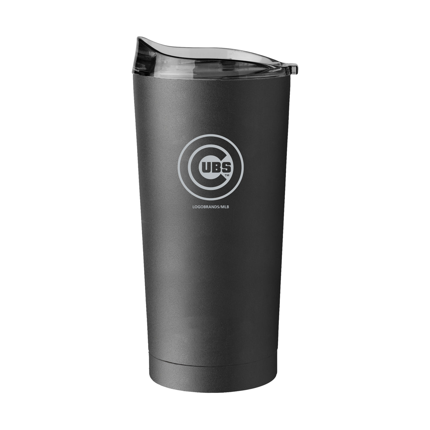 Chicago Cubs 20oz Black Powder Coat Tumbler