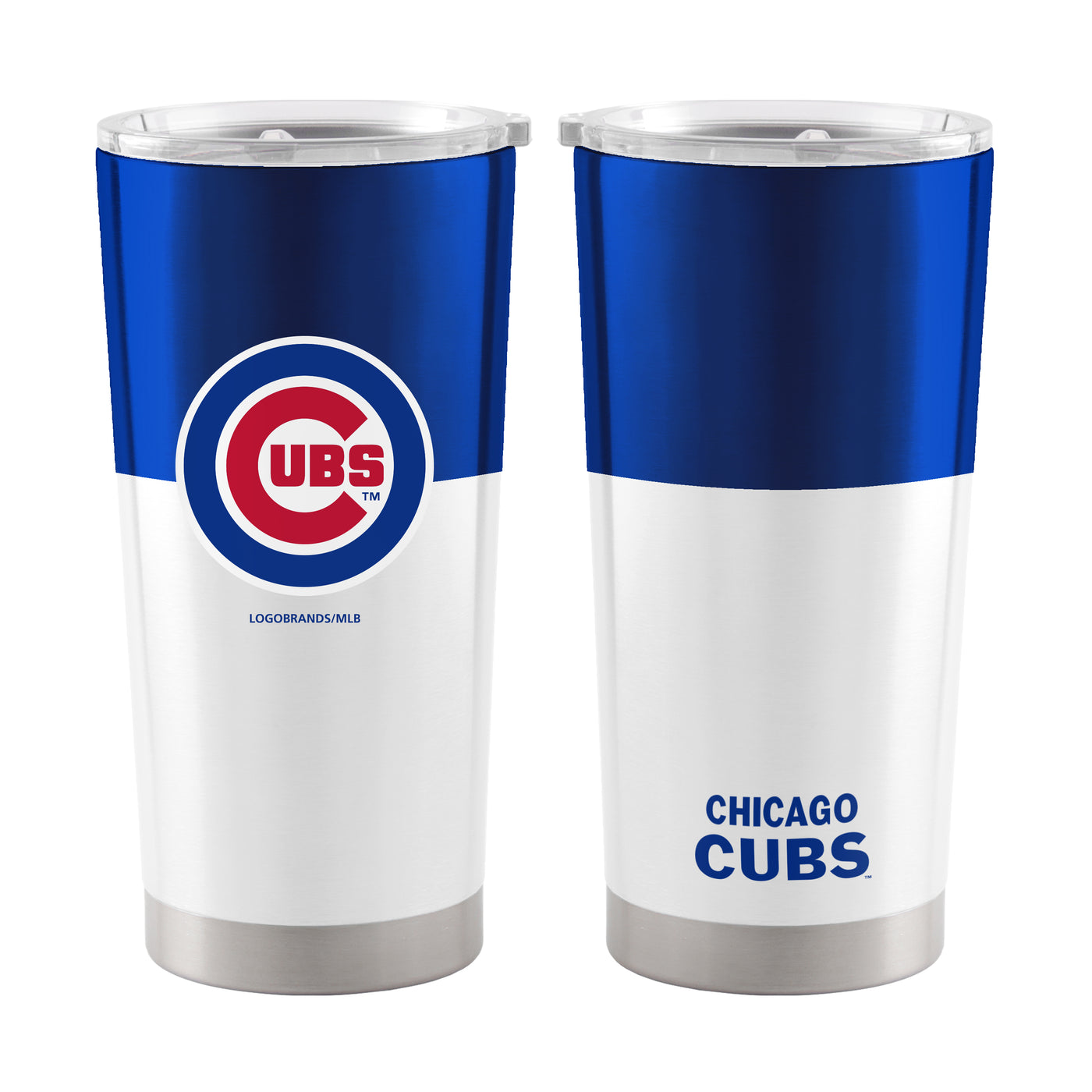 Chicago Cubs 20oz Colorblock Stainless Tumbler - Logo Brands