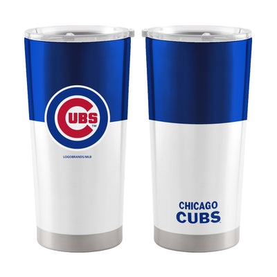 Chicago Cubs 20oz Colorblock Stainless Tumbler - Logo Brands