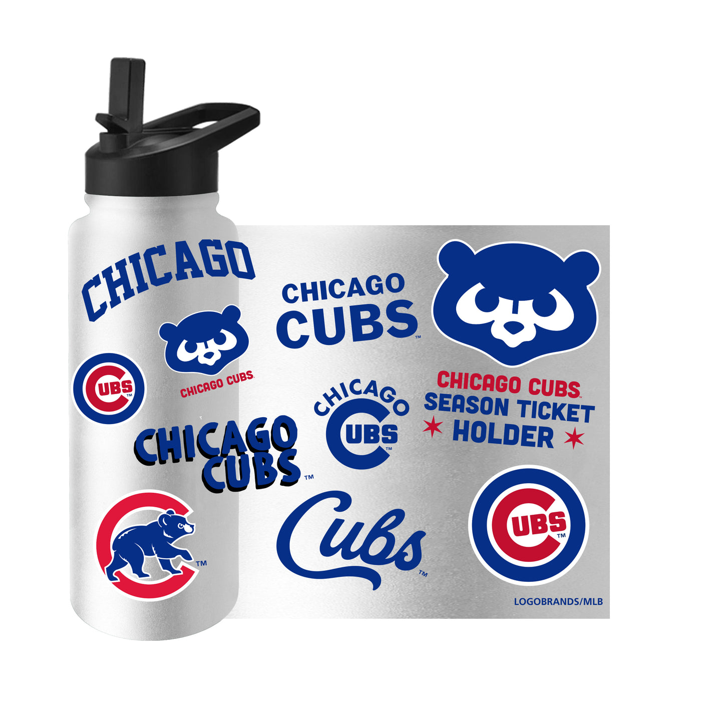 Chicago Cubs 34oz Season Ticket Holder Native Quencher Bottle