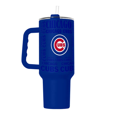 Chicago Cubs 40oz Replay Powder Coat Tumbler - Logo Brands