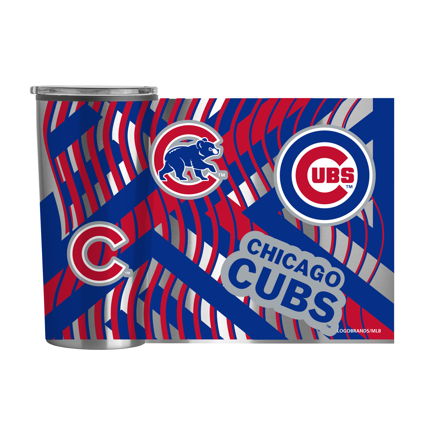 Chicago Cubs 20oz Flex Plastic Wall Stainless Tumbler