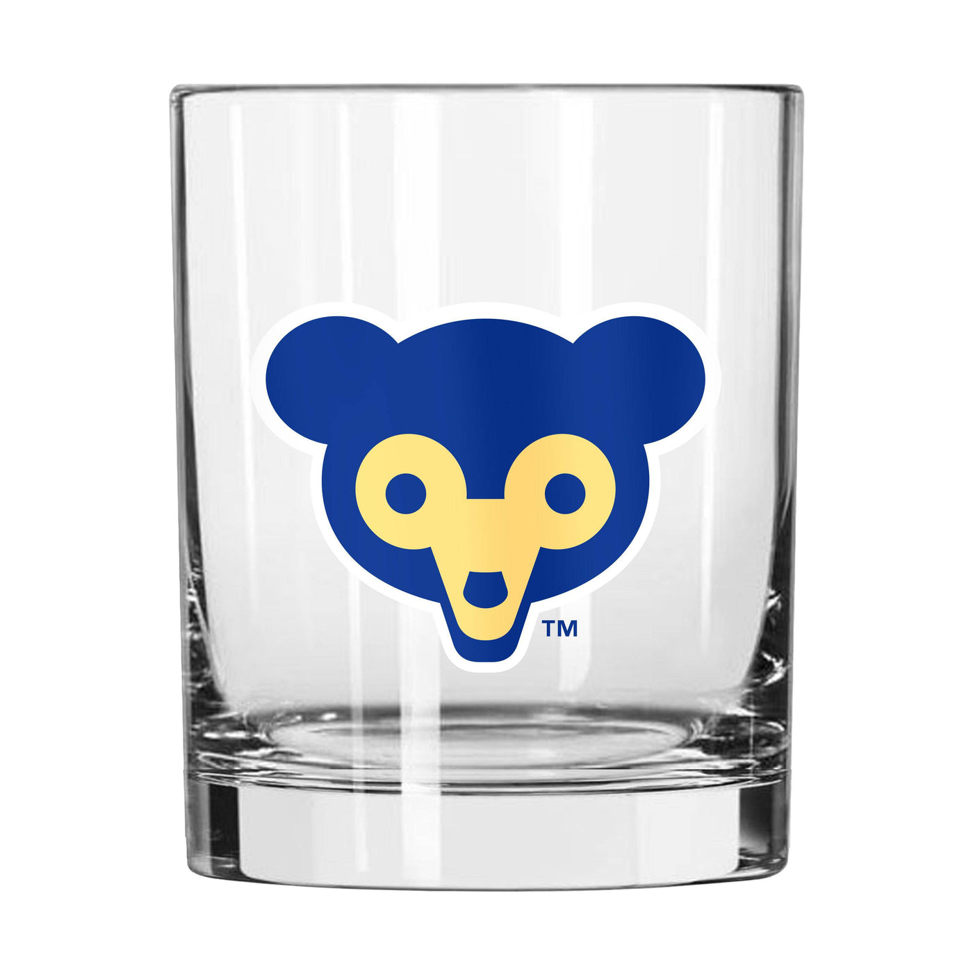 Chicago Cubs 1969 Cub Face 14oz Rocks Glass