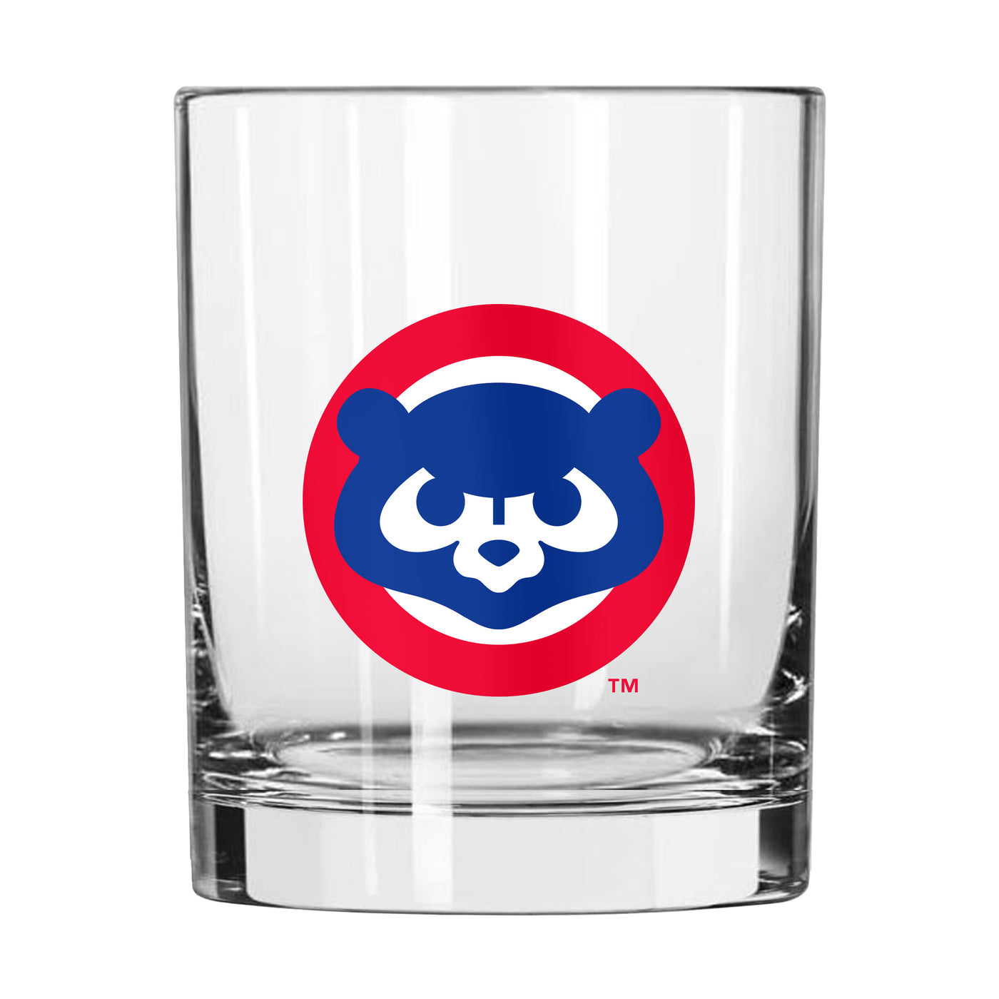 Chicago Cubs 1984 Cub Face 14oz Rocks Glass