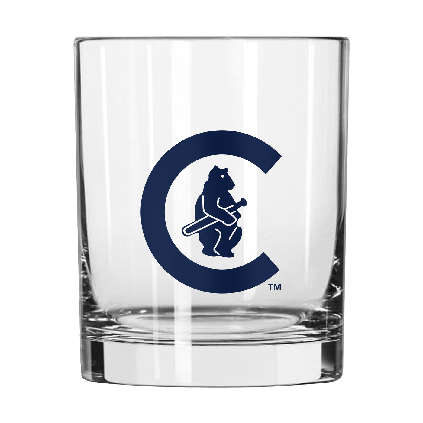Chicago Cubs 1914 Bear 14oz Rocks Glass