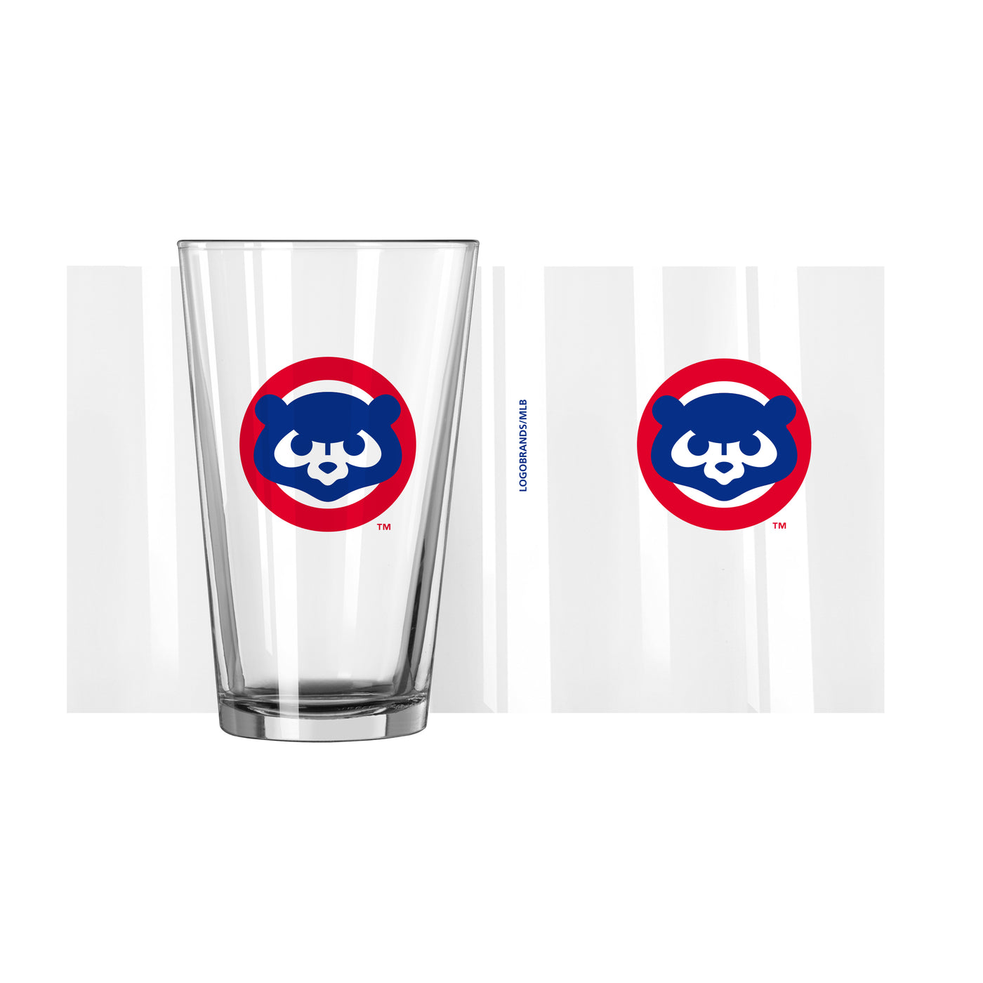 Chicago Cubs 1984 Cub Face 16oz Pint Glass