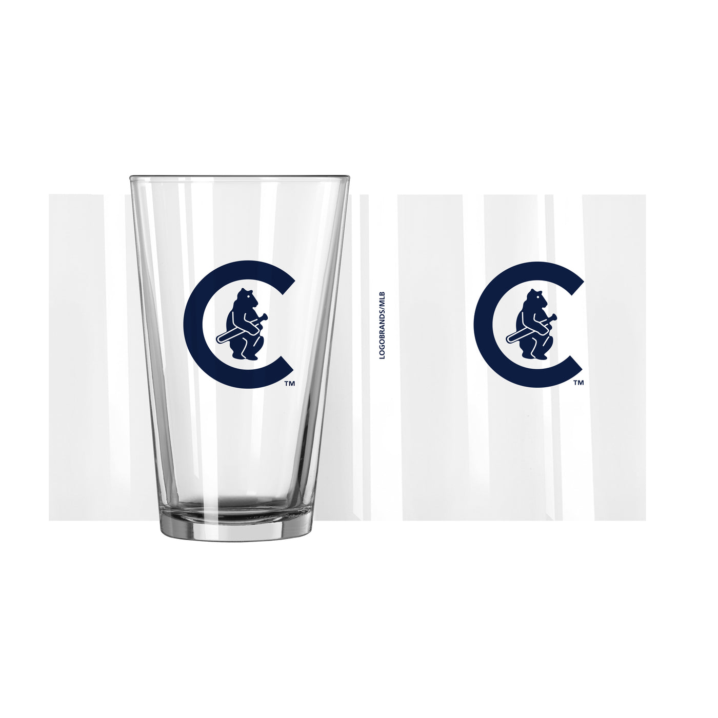 Chicago Cubs 1914 Bear 16oz Pint Glass