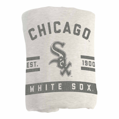 Chicago White Sox Oatmeal Sweatshirt Blanket - Logo Brands