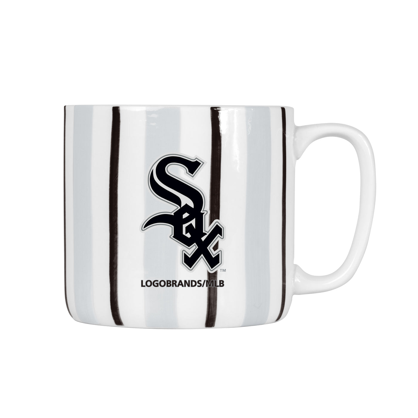 Chicago White Sox 16oz Brushstroke Stripe Mug