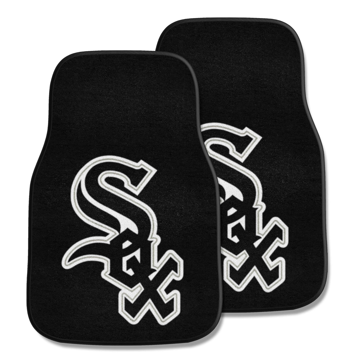 MLB - Chicago White Sox 2-pc Carpet Car Mat Set