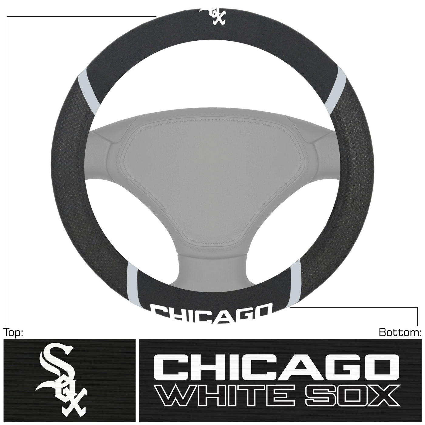 MLB - Chicago White Sox Steering Wheel Cover