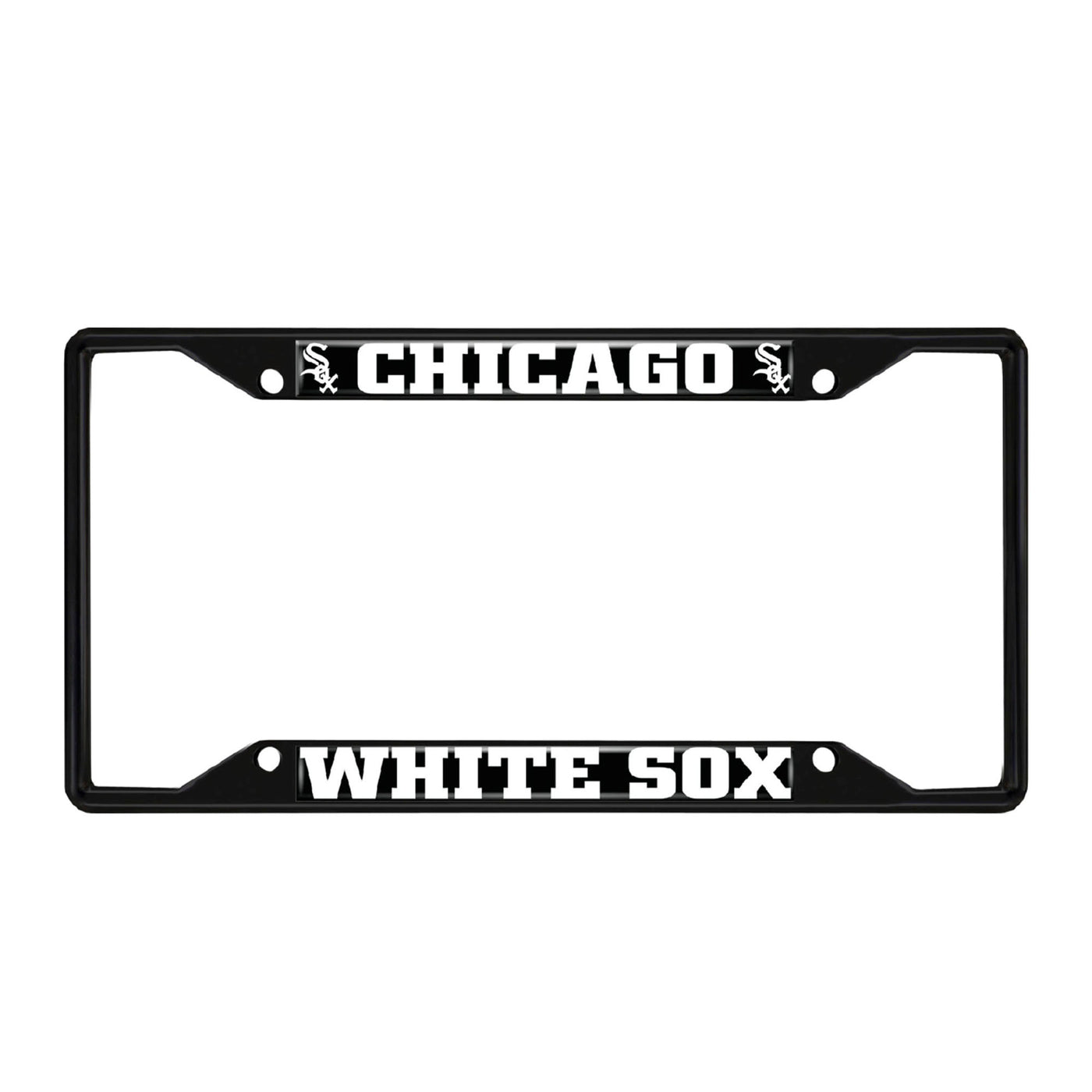 Chicago White Sox License Black Plate Frame