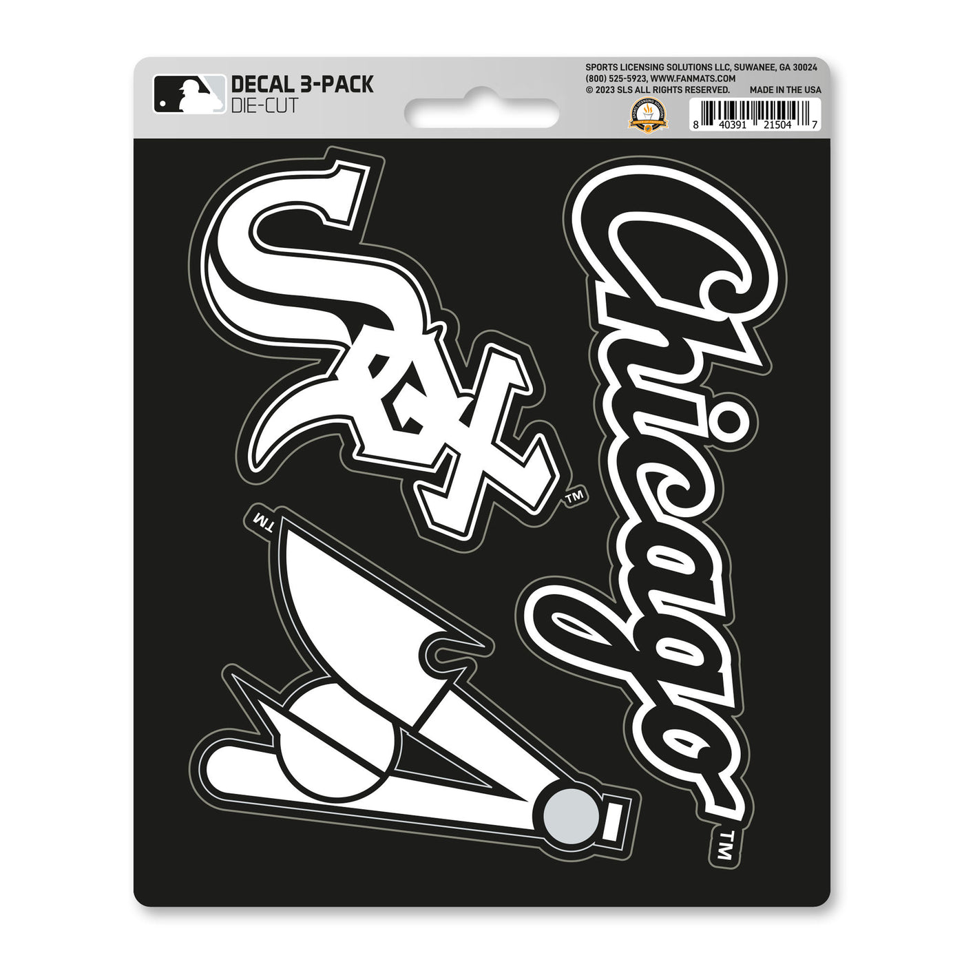 MLB - Chicago White Sox Decal 3-pk