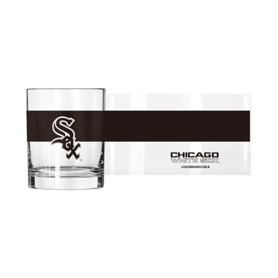 Chicago White Sox 14oz Colorblock Rocks Glass