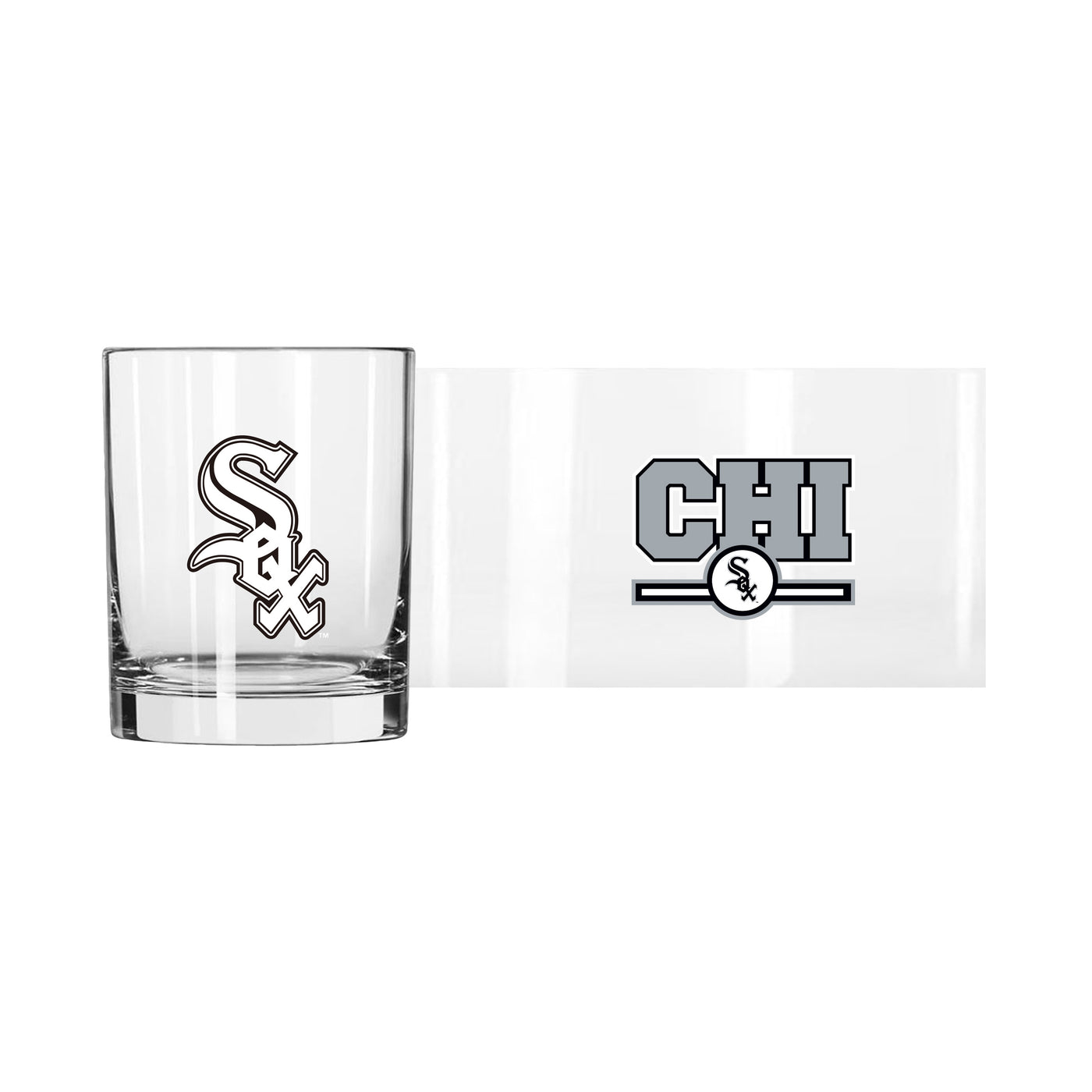 Chicago White Sox 14oz Letterman Rocks Glass