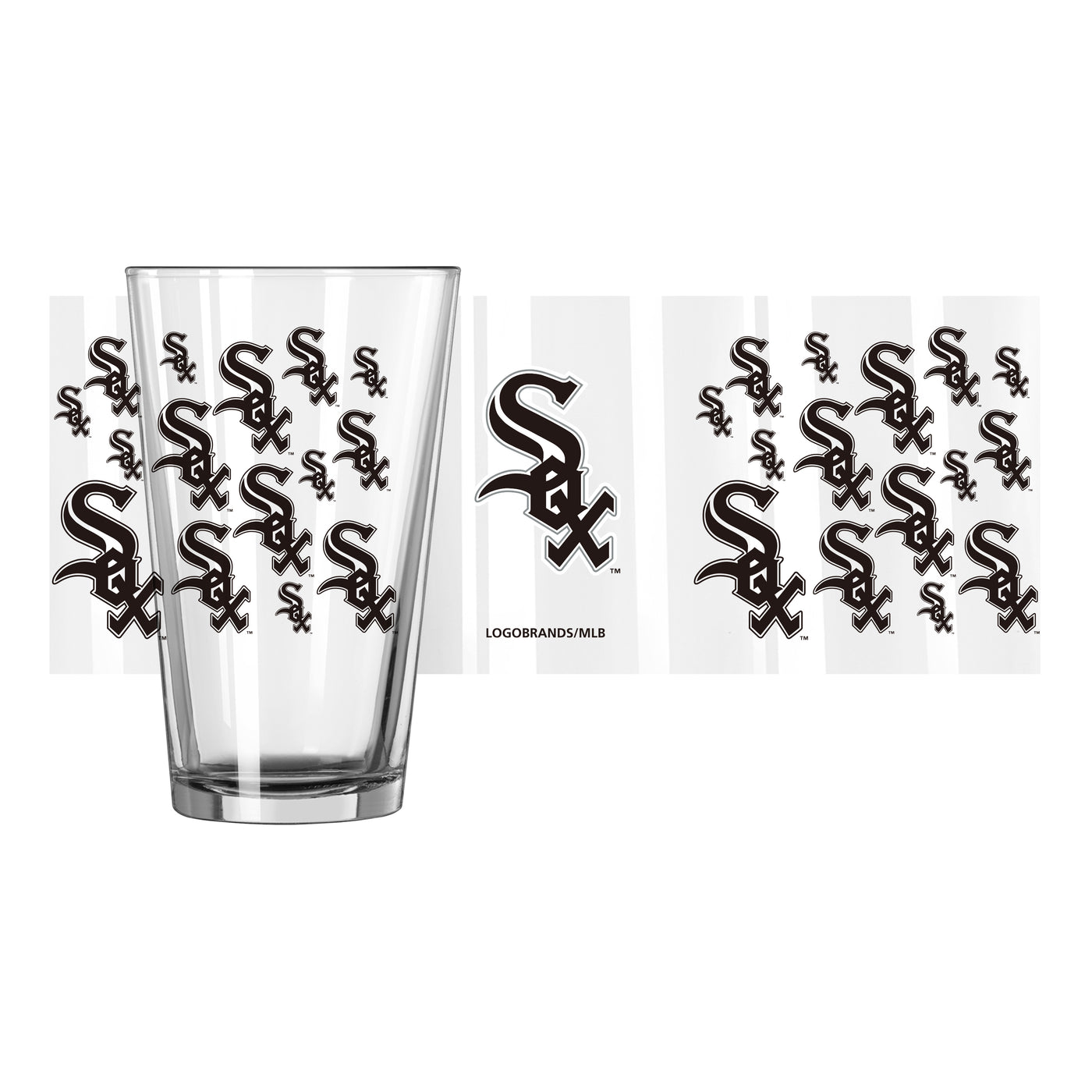 Chicago White Sox 16oz Scatter Pint Glass