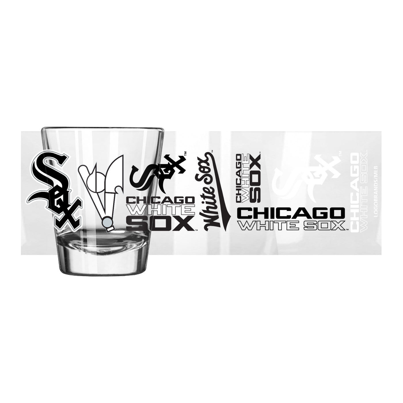 Chicago White Sox 2oz Spirit Shot Glass