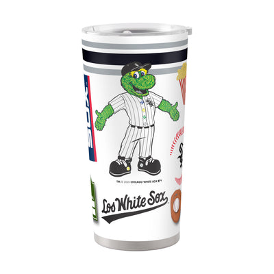 Chicago White Sox 20oz Native Stainless Steel Tumbler - Logo Brands