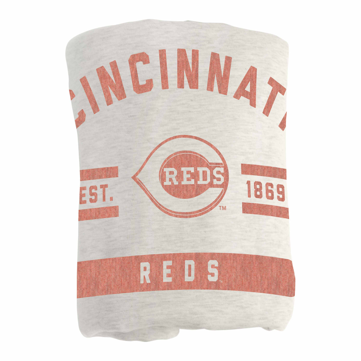 Cincinnati Reds Oatmeal Sweatshirt Blanket