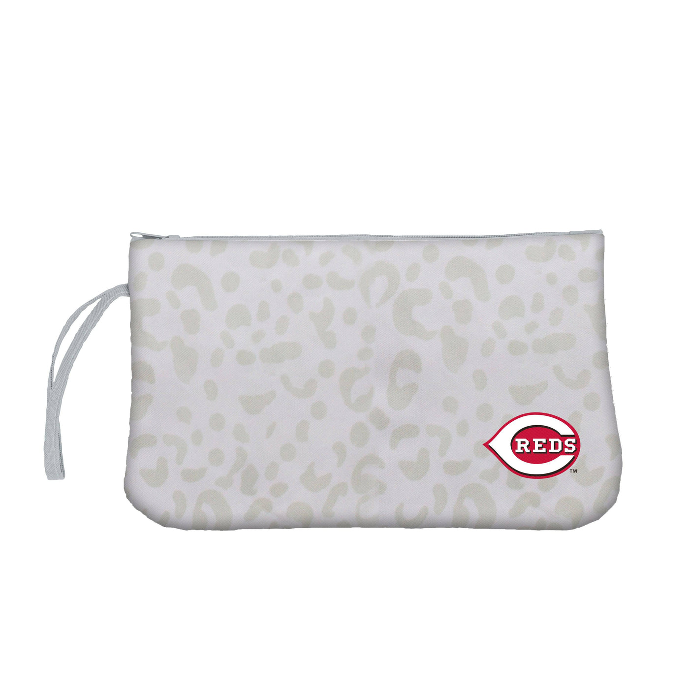 Cincinnati Reds Leopard Print Wristlet