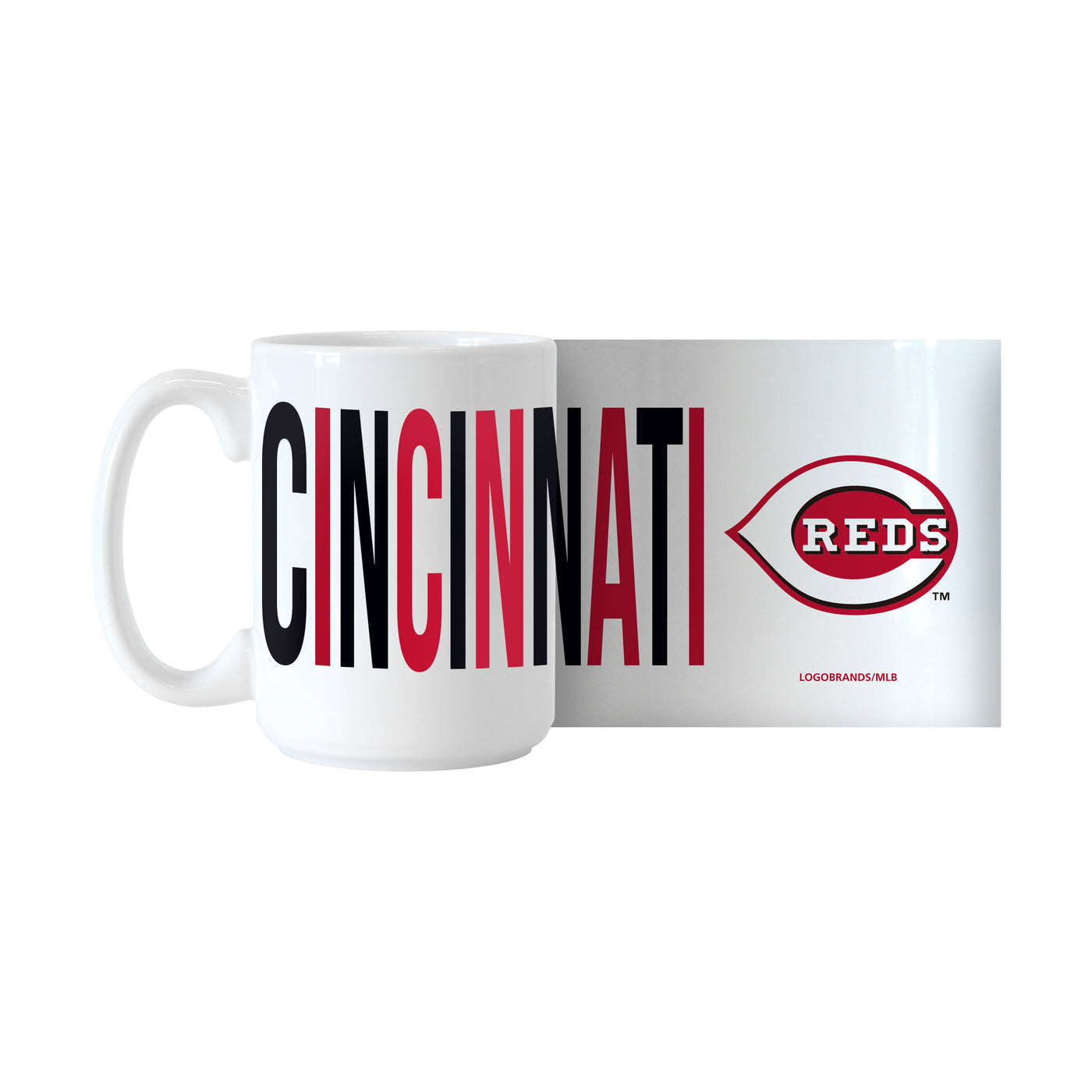 Cincinnati Reds 15oz Overtime Sublimated Mug