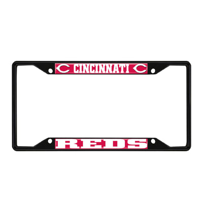 MLB - Cincinnati Reds Black License Plate Frame