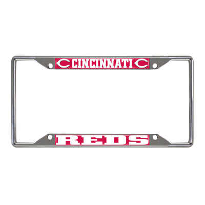 Cincinnati Reds License Chrome Plate Frame