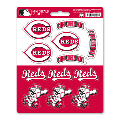 MLB - Cincinnati Reds Mini Decal 12-pk