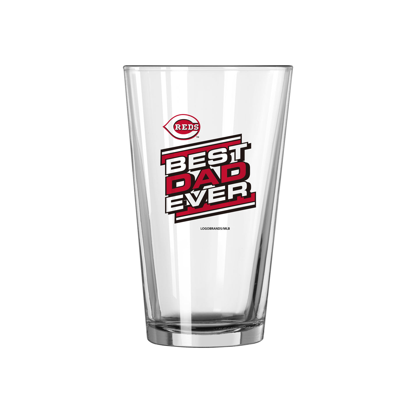 Cincinnati Reds 16oz Best Dad Ever Pint Glass