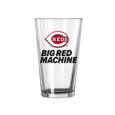 Cincinnati Reds 16oz Slogan Pint Glass