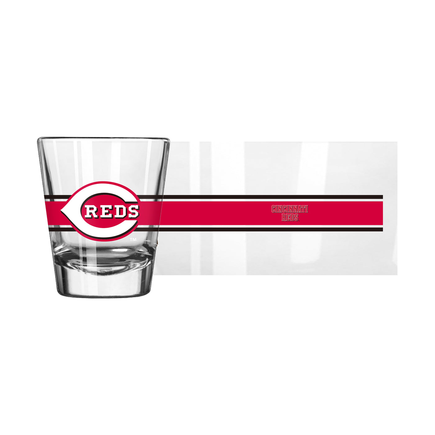 Cincinnati Reds 2oz Stripe Shot Glass