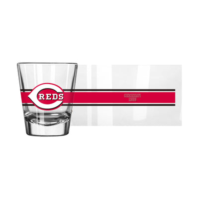 Cincinnati Reds 2oz Stripe Shot Glass