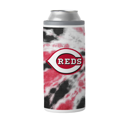 Cincinnati Reds 12oz Tie Dye Slim Can Coolie